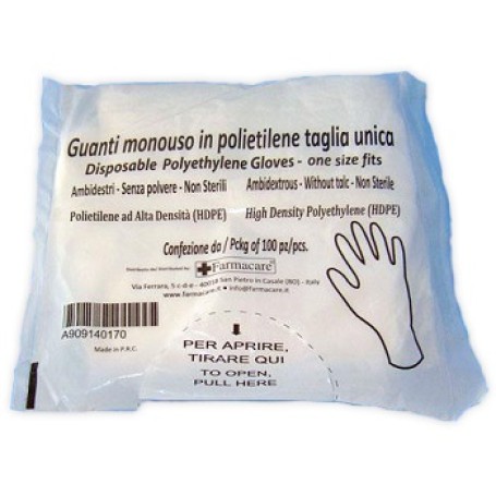Guanto Mon Pvc Tg Unica 100pz