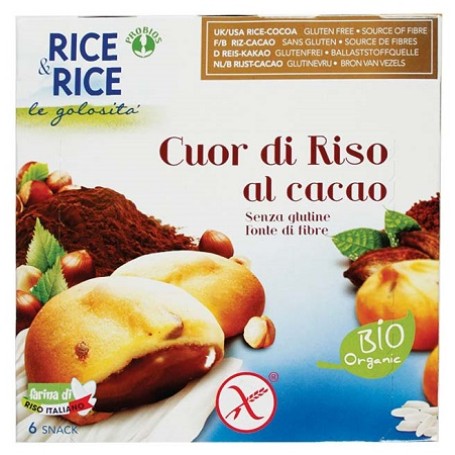 R&r Cuor Di Riso Cacao 6x33g