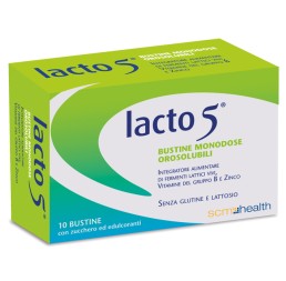 Lacto 5 10 Bustine Oros S/glut