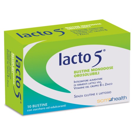 Lacto 5 10 Bustine Oros S/glut