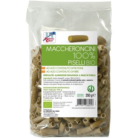 Maccheroncini Piselli100% Bio
